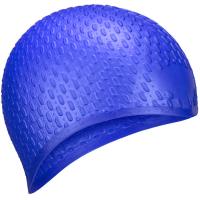 Шапочка для плавания силиконовая Bubble Cap (Синий) B31519-1