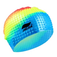 Шапочка для плавания силиконовая Bubble Cap (мультиколор) E38927