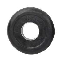 Диск обрезиненный черный d-51mm 25 кг с металл. втулкой (RJ1050)