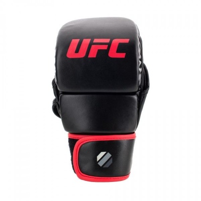 Перчатки MMA для спарринга 8 унций S/M черные UFC UHK-69145 / UHK-90073-20